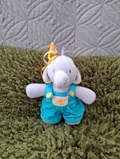 RARE HUMPHREYS CORNER BABY JACK  CORD DUNGAREES AND PARTY HAT 6" SALLY HUNTER GC