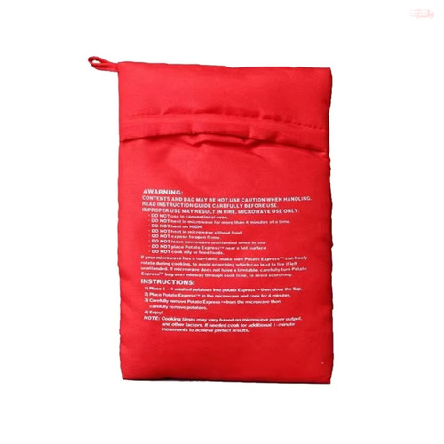 Microwave potato cooker bag - microwave,