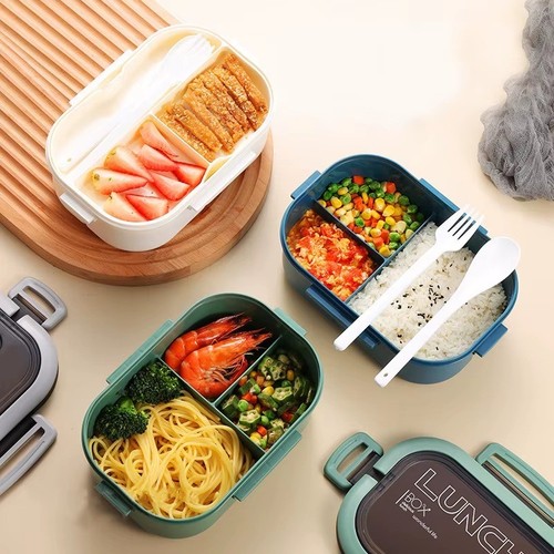 Layer lunch box microwave - lunch,