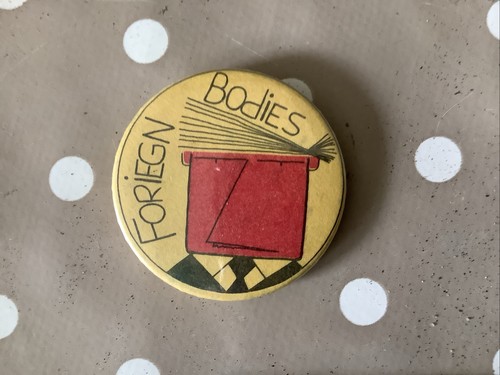 Rare vintage punk badge - rare,