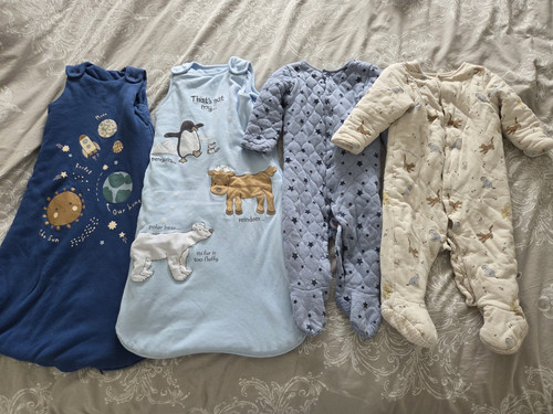 Baby sleeping bag bundle - bag, 12-18