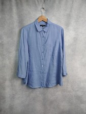 JAEGER BLOUSE SIZE 14. BLUE