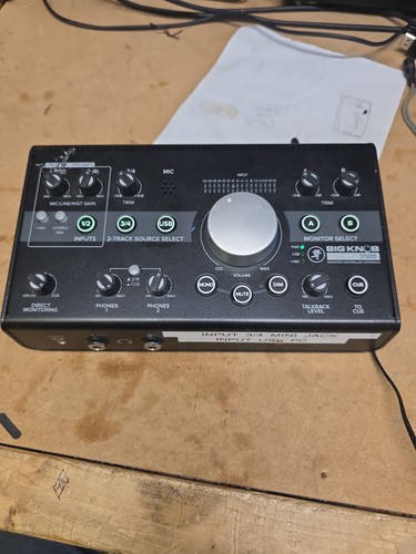Mackie big knob studio - big,