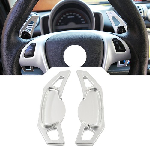 Silver steering wheel shift - silver,