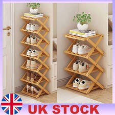 4/7 Tier Natural Wooden Shoe