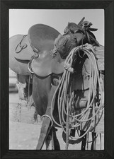 Cowboy Saddle and Rope |