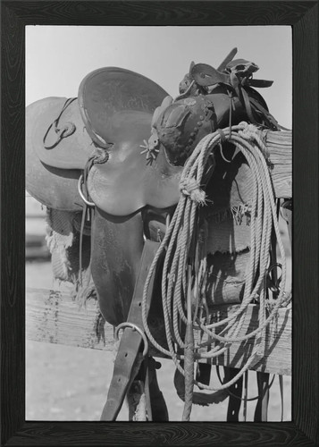Cowboy saddle and - saddle,