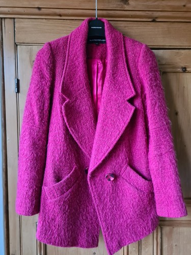 Warehouse pink wool mohair - pink,