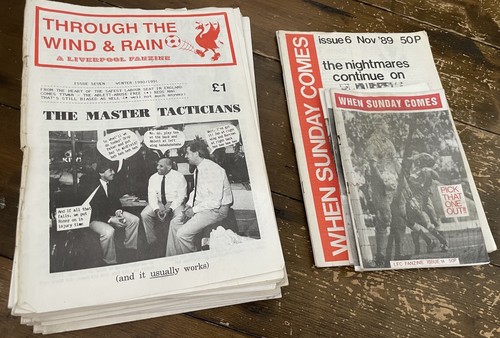 Liverpool fanzines job lot - fanzines,