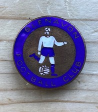 GENUINE OLD  1960s GLENAVON ( NORTHERN IRELAND ) FOOTBALL CLUB BADGE