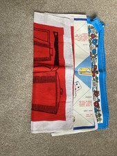 2 vintage irish linen tea towels and 1 vintage cotton tea towel. New Never Used