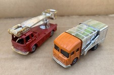 Corgi Junior Husky range Simon Snorkel Fire Engine D&D Refuse Van 60’s Rubber