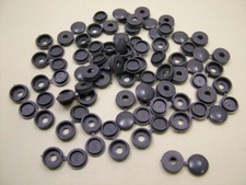Screw covers screw caps hinged, dark grey, pack of 50, to fit no.6 & no.8 screws