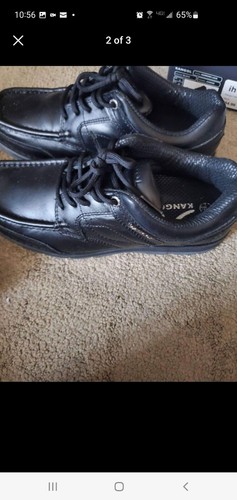 Black junior boys patent - junior,