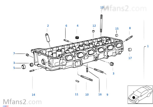 Genuine bmw e36 0 s50b30 - 3.0,