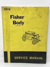 1975 Chevrolet Buick Cadillac Olds Pontiac Fisher Body Service Repair Manual