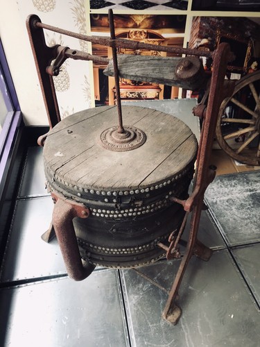 Antique blacksmiths bellows - antique ,