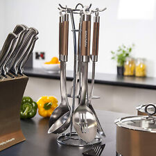Morphy Richards 975055 Accents 5 Piece Kitchen Tool Set in Copper With stand