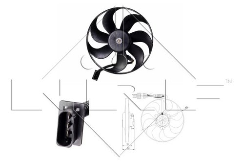 Genuine nrf radiator fan - radiator,
