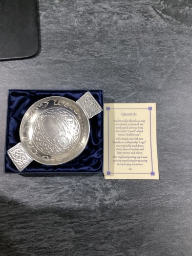 Mini scottish pewter toasting - pewter,
