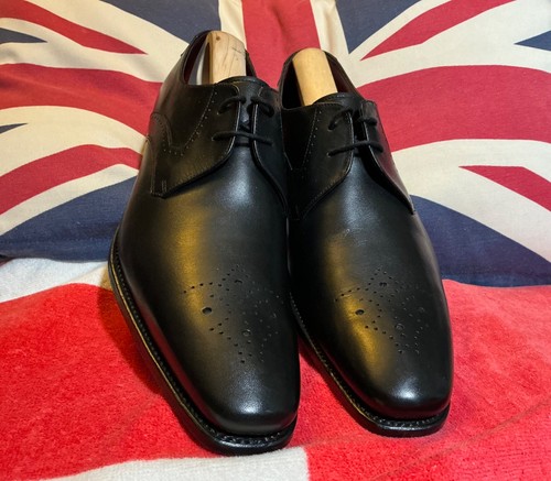 Loake powers black - black, modern