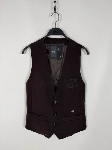 Star brown track gilet - g-star,