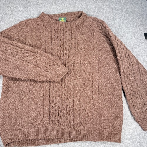 Tivoli handknit brown pure new - handknit,
