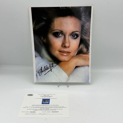 Olivia newton john signed - newton,