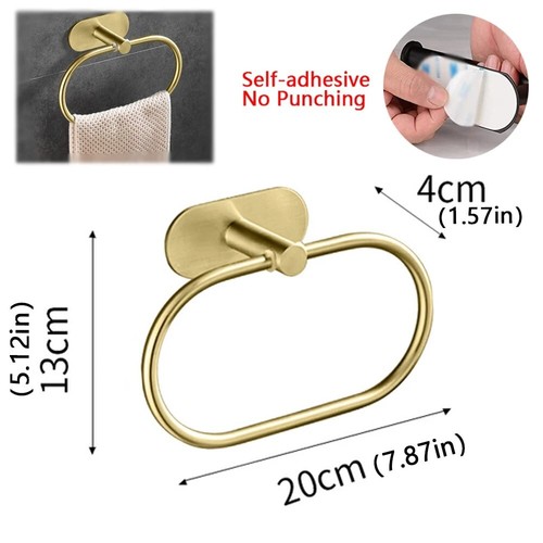 Bathroom towel ring rack - towel,