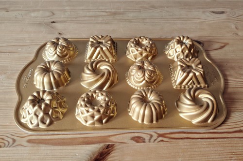 Nordic ware gold mini bundt - ware,