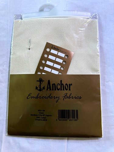 Anchor aida cloth 16ct cream - anchor,