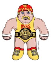 A3 WWF Tonka’s  Wrestling Buddies Hulk Hogan Design Print
