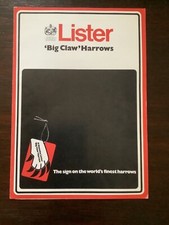 LISTER BIG CLAW CHAIN HARROW