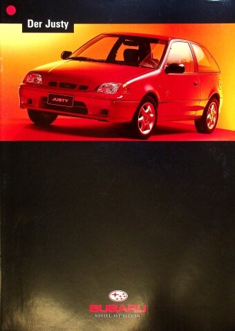 287411 subaru justy brochure - 287411),