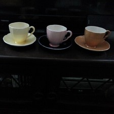 3 Carlton Ware Coffee Cups