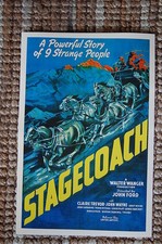 Stagecoach Lobby Card Movie