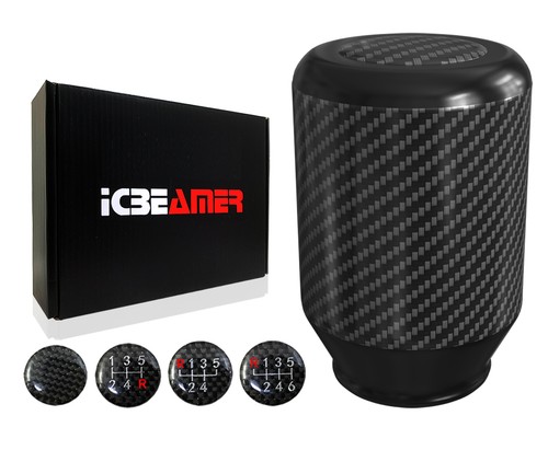 Jdm black aluminum carbon - aluminum, w/
