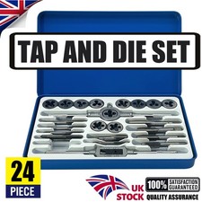 TAP AND DIE SET 24PC Metric
