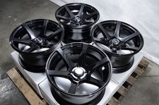 15x8 Wheels Rims Black 4x100