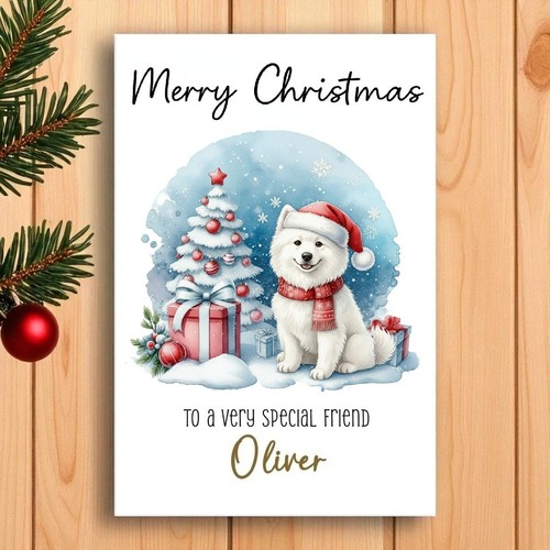 Personalised samoyed christmas - personalised,
