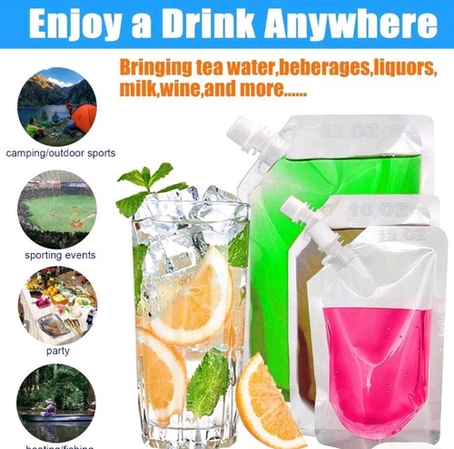6pcs reusable plastic liquor - plastic,