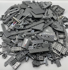 LEGO DARK GRAY GREY MIXED BRICKS ~1KG 1000G Bundle JOBLOT BULK Spares Star Wars