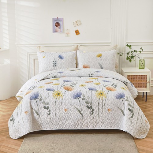 Piece patchwork bedspread - patchwork,