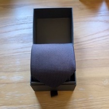 Patek Phillipe 2018 silk tie brown with blue dots