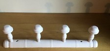 Vintage French White Four Peg