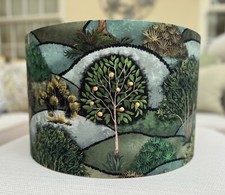 Trees Lamp Shade Fabric Green