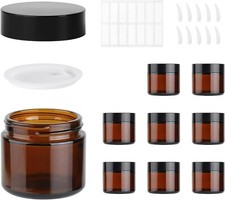 8 Pcs  60ml Empty Round