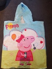 Peppa Pig Kids Poncho Towel