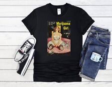 Marijuana Girl T-Shirt Retro Pin-Up Men Women Unisex Shirt Hoodie Baseball 4220