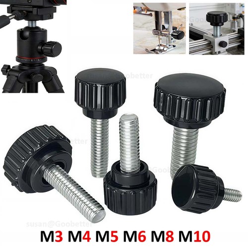 Knurled thumb screws plastic - screws,